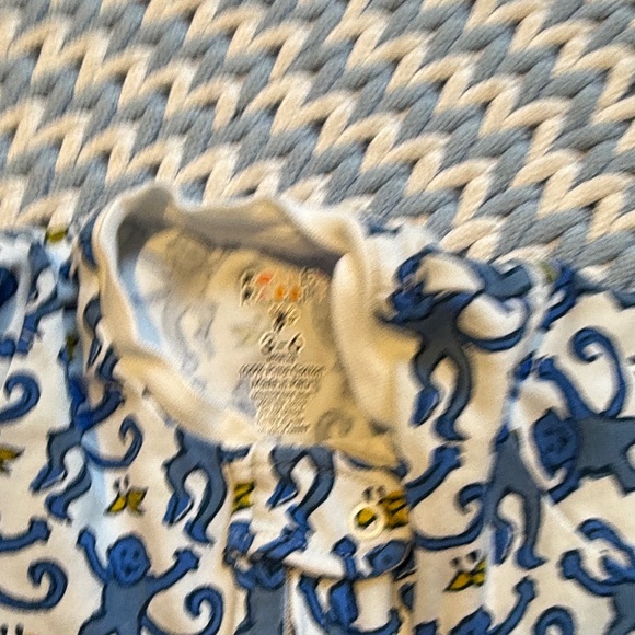 Roller Rabbit Monkey Footie - Picture 2 of 2